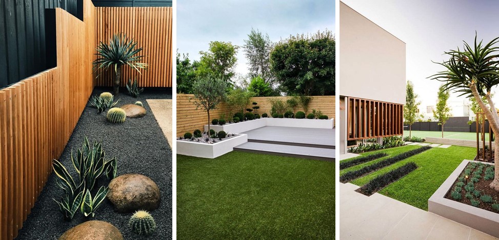 modern minimalist front yard landscaping